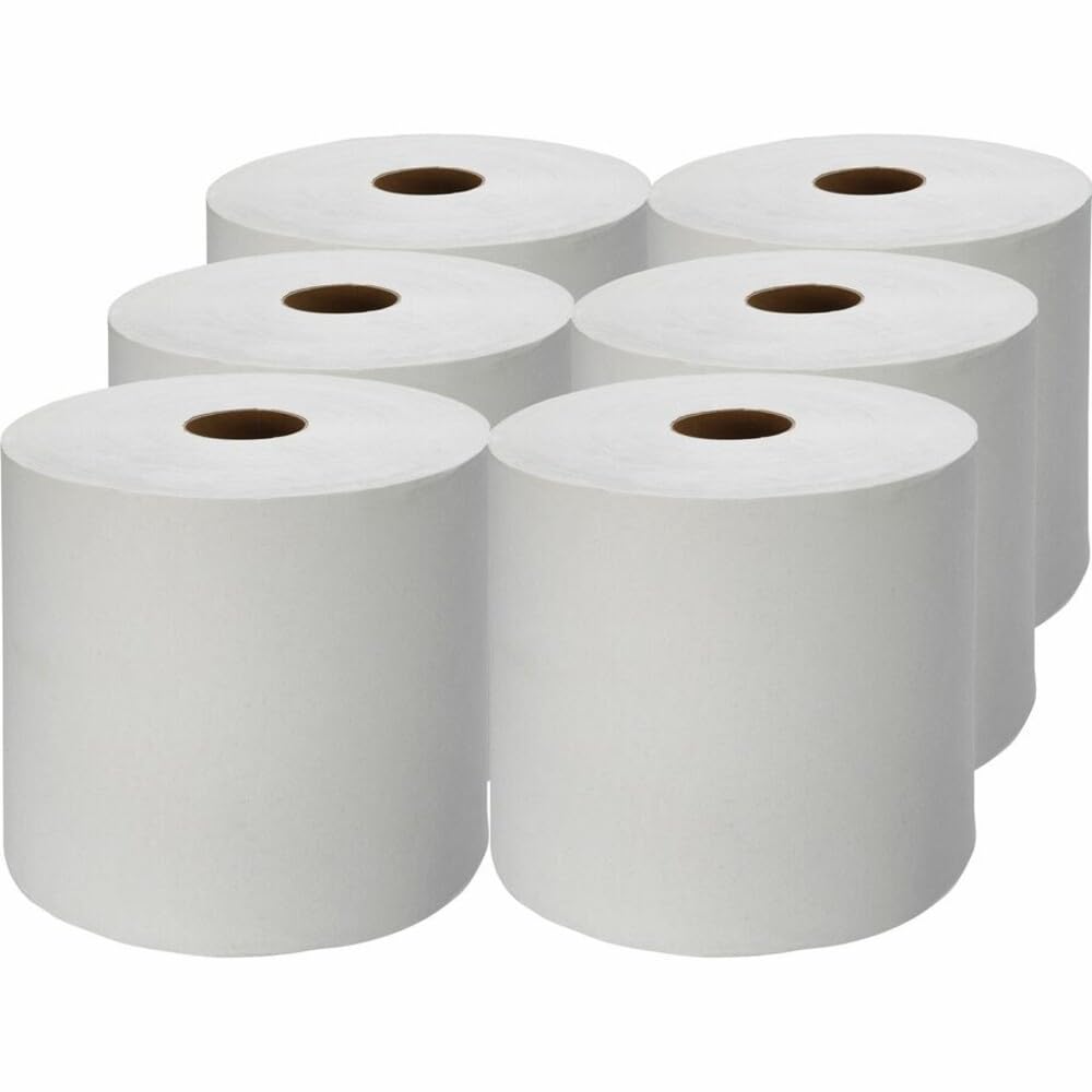 Genuine Joe GJO22600 Embossed Hardwound Roll Towels (Pack of 6)
