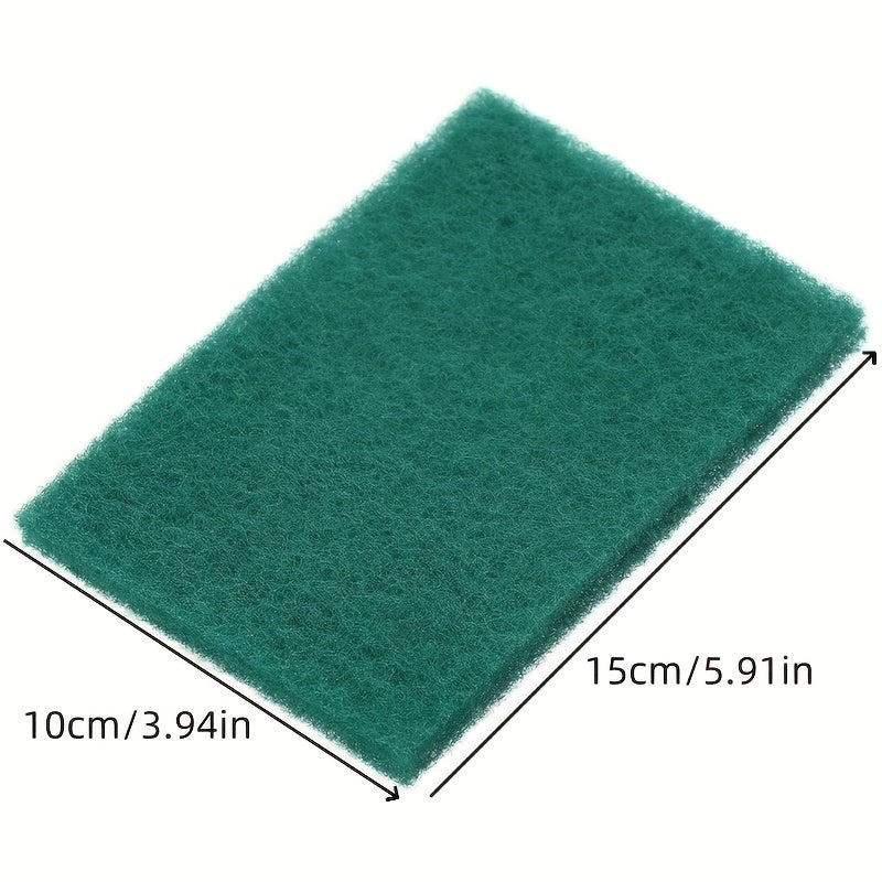 16pcs/8pcs Green Microfiber Dish Cloths, Double-Sided Kitchen Sponges for Cleaning, Large and Thick Scrub Brushes, Kitchen Cleaning Supplies, Kitchen Cleaning Tools
