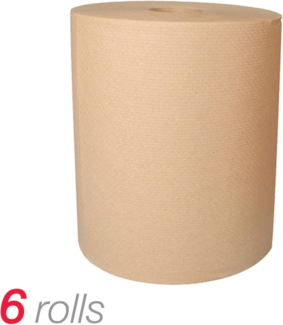 Highmark® Hardwound Paper Towels, 8" x 800', 100% Recycled, Natural, Case Of 6 Rolls