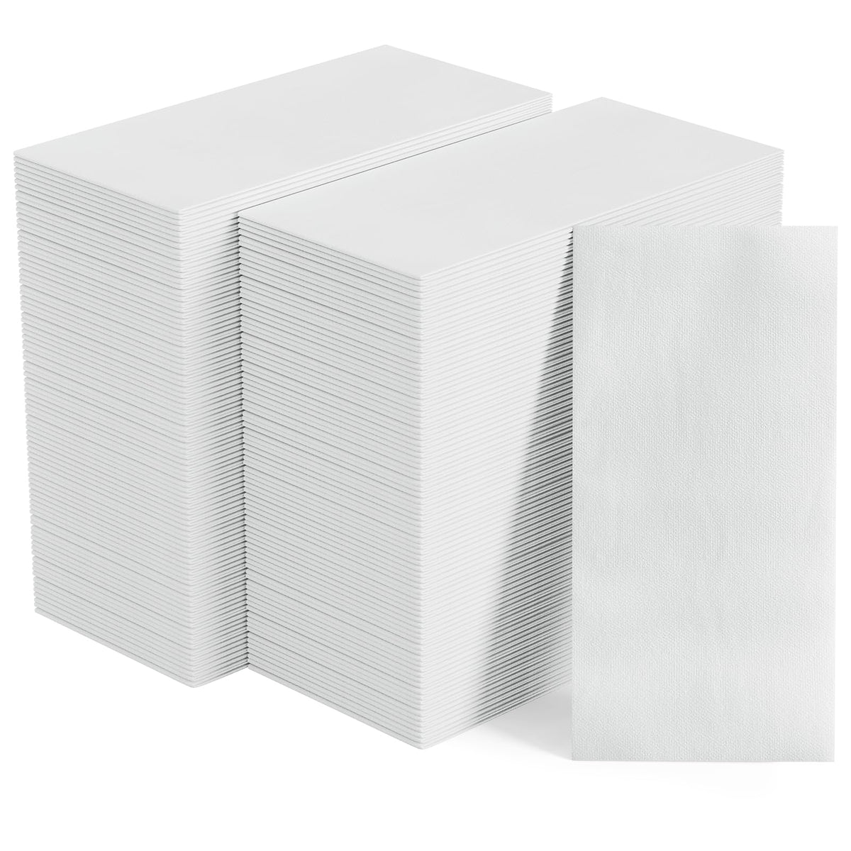 100PACK Disposable Hand Towels for Bathroom, Soft and Absorbent Paper Guest Towels Disposable Decorative Bathroom Hand Napkins for Kitchen, Parties, Weddings, Dinners