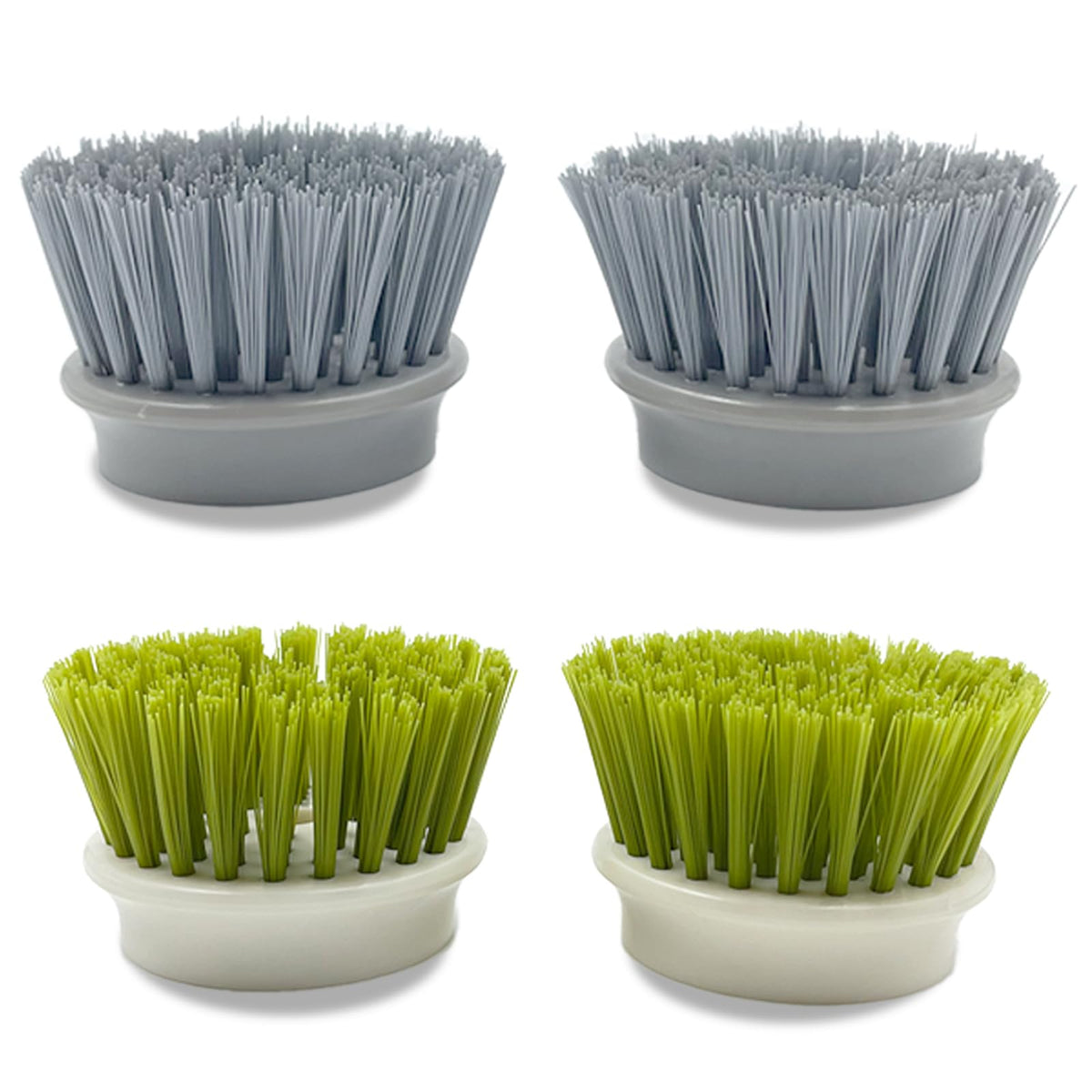 Soap Dispenser Dish Brush Palm Brush Scrub Brush Equipped with Storage Bracket and Drainage Base,Easy to Clean Kitchen Utensils and Sink, Includes a Replaceable Brush(Green)
