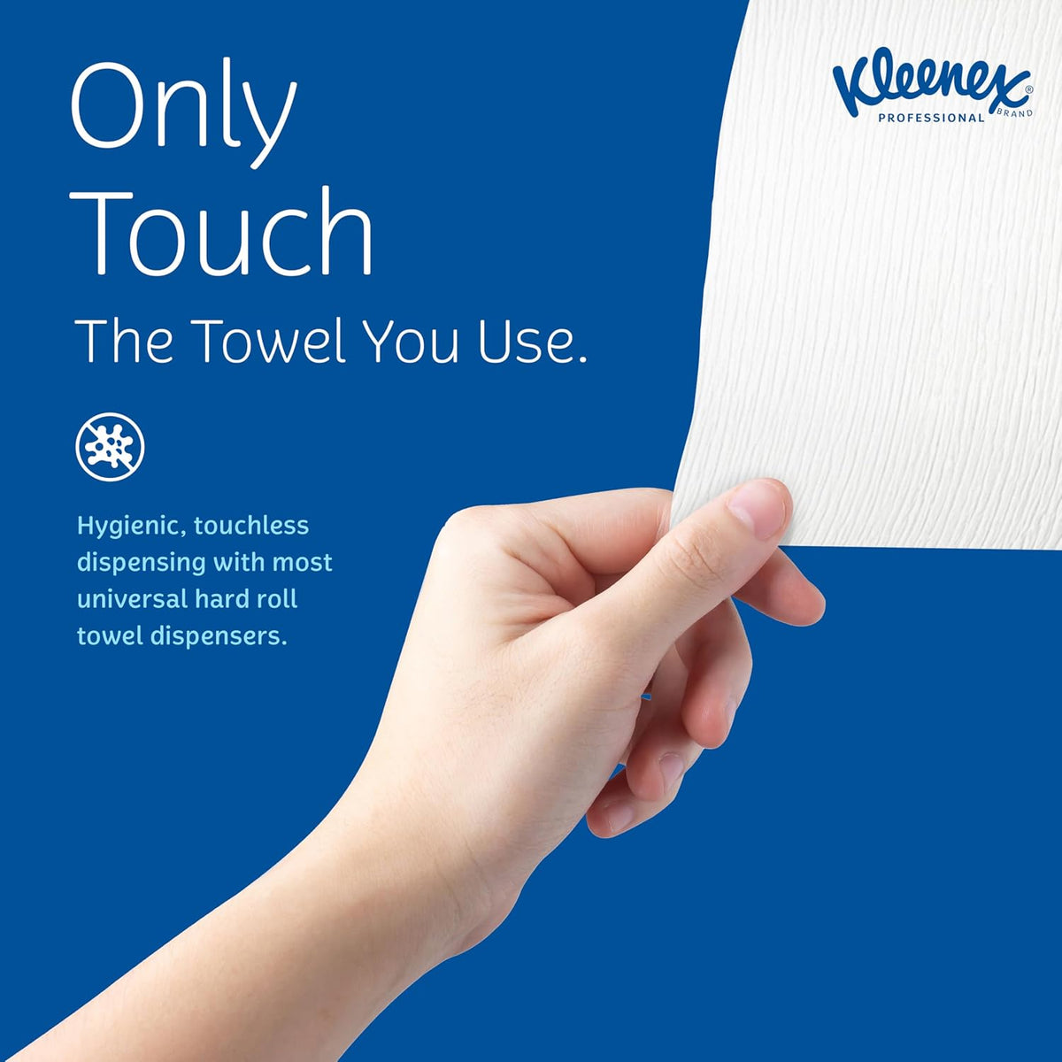 Kleenex Professional Hard Roll Paper Towels, Bulk, 6 Rolls x 600' (50606)