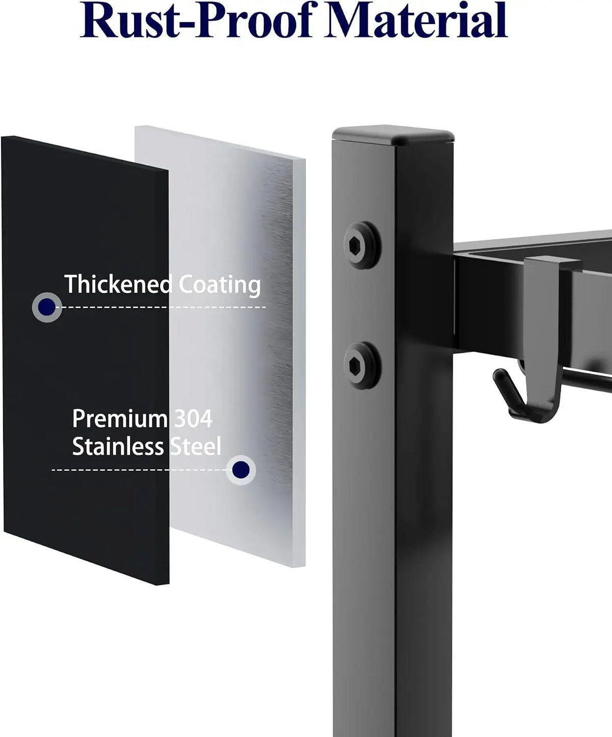 Adjustable Over The Sink Dish Drying Rack, 26.8" -33.9"x21.5" | Sink Drying Rack for Kitchen Sink, Dish Rack Over Sink with Cutlery & Utensil Holders, Kitchen Storage, Black