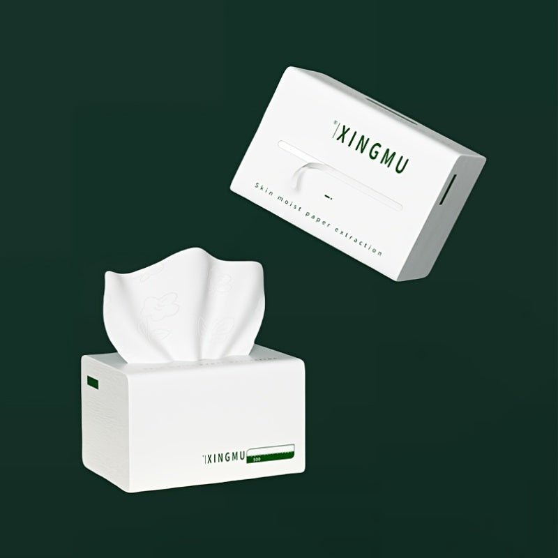 1 Pack, 500 Sheets Per Pack, 4-Ply Premium Paper Towels, Durable, Absorbent, Facial Tissues for Car, Dormitory, Office And Outdoor Use, Affordable Household Essentials, Party Supplies And Cleaning Supplies, Portable