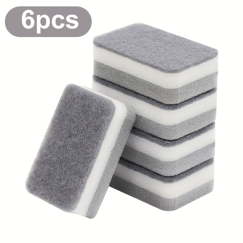 Sponge for washing dishes Sponge for cleaning scrubbing cloth Double-sided cleaning brush Magic wipe kitchen pot brush Pot brush sponge