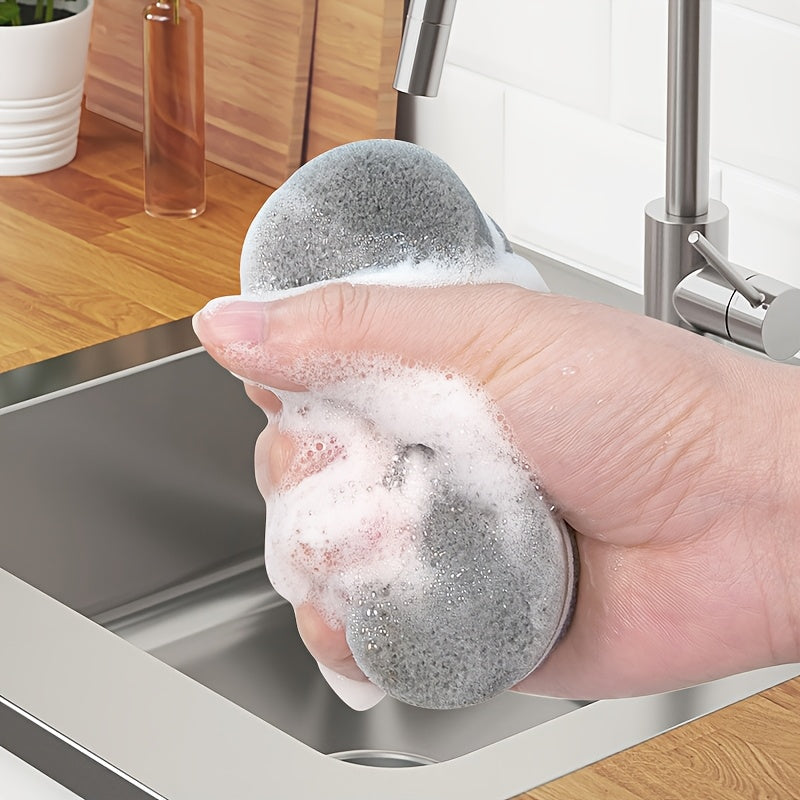 3/5/10/12/20pcs New Oval Kitchen Cleaning Sponge Wipes Cleaning Tools Suitable for Washing Dishes, Chopsticks and Pots Durable Absorbent Reusable Cleaning Cloths