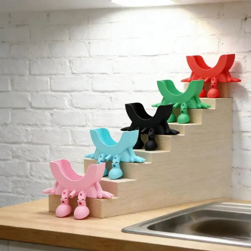 Funny Drain‑Style Kitchen Sink Sponge Holder, Modern Anti‑Fouling Sink Organizer for Dishwashing Sponges, Practical Home Kitchen Accessory Ideal for Household Cleaning, Dorm‑Kitchen Storage & Back‑To‑School Apartment Organization