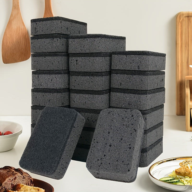 5/10/20pcs High-Density Cleaning Sponges, Non-Stick Oil Dishwashing Cloths, Kitchen Stain Removal and Pot Cleaning Brushes, Double-Sided Thickened Cleaning Pads, Durable and Non-Deforming Cleaning Tools