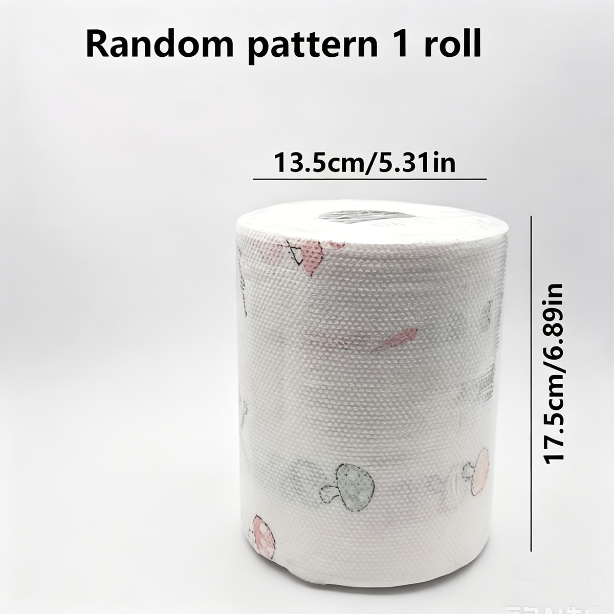 1 Roll (200/100 Sheets)Ultra-high Performance - Disposable Kitchen Towels - Oil-free, Household Cleaning and Degreasing Cloth (various Cartoon Styles) Lazy Cloth Kitchen Paper Towel