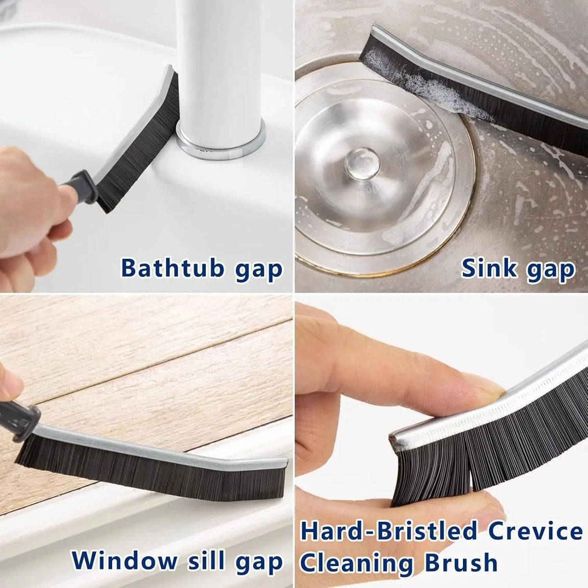 [Hand Tools Kits] 12Pcs/Set Crevice Cleaning Brushes,Small Gap Cleaning Brushes for Cleaning Bathroom,Kitchen,Window Grooves,Corners,Sinks,Washbasins,Showers,Faucets,Bathtubs,Gas Stove and Tiles,Summervibes