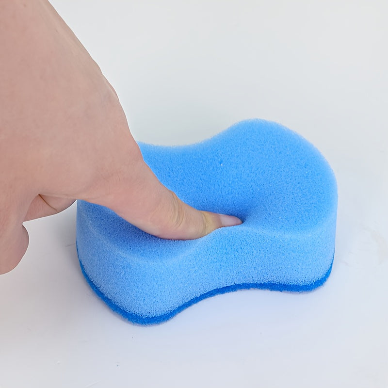 4/8/12pcs New Blue Multi-Functional Kitchen Cleaning Sponges, Cleaning Tools, Suitable for Scrubbing Dishes, Utensils, and Pots, Durable, Absorbent, Reusable Cleaning Cloths