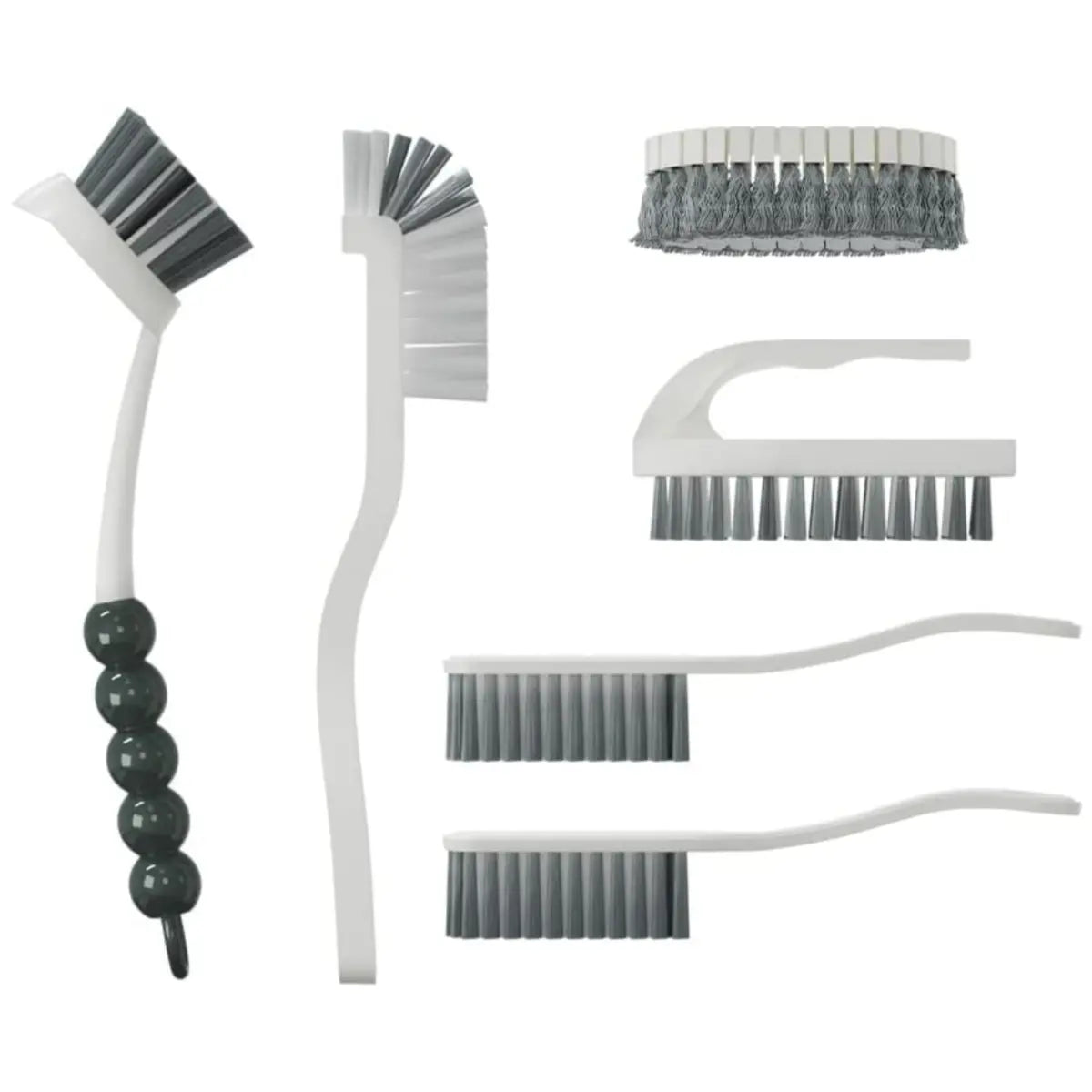 6 Pcs Cleaning Scrub Brush Set for Kitchen and Bathroom Household Use with Various Brushes for Cleaning Dishes,Tiles,Corners and Floors,Hand Tools Kits,Tools & Hardware