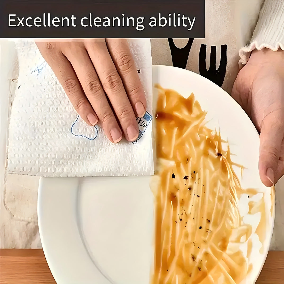 Various Patterns High Efficiency "800 Sheets - Oil-Free, Household Cleaning Degreasing Cloth, Kitchen Supplies Lazy Cloth Kitchen Towels Party Supplies 800/400/200 Uses, Tissue Pack, Toilet Paper, Napkins, Paper Towels