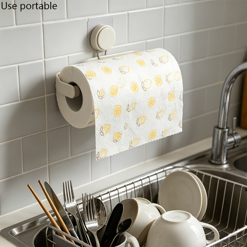 1 Roll (800 Sheets) Extra Wide and Thick Multi-purpose Cleaning Cloths, 120g/m², Kitchen Paper Towels, Cleaning Wipes, Lazy Cleaning Cloths, Dishcloths, Outdoor Kitchen Supplies, Party Supplies, Cleaning Supplies, Tissues, Random Cartoon Patterns