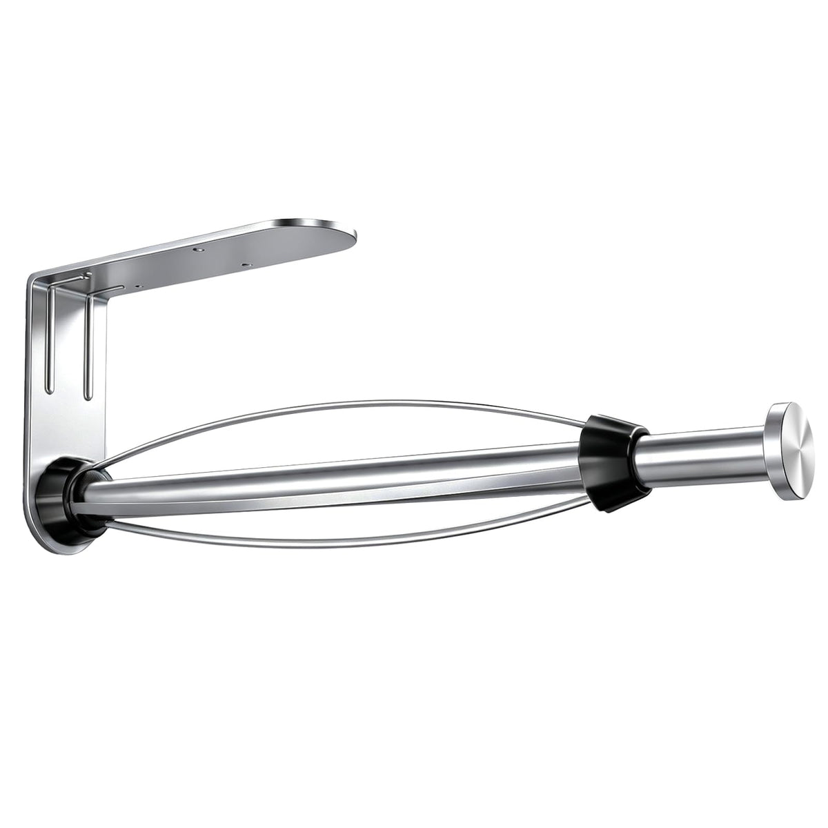 Black Paper Towel Holder, Self Adhesive Paper Towel Holder Under Cabinet