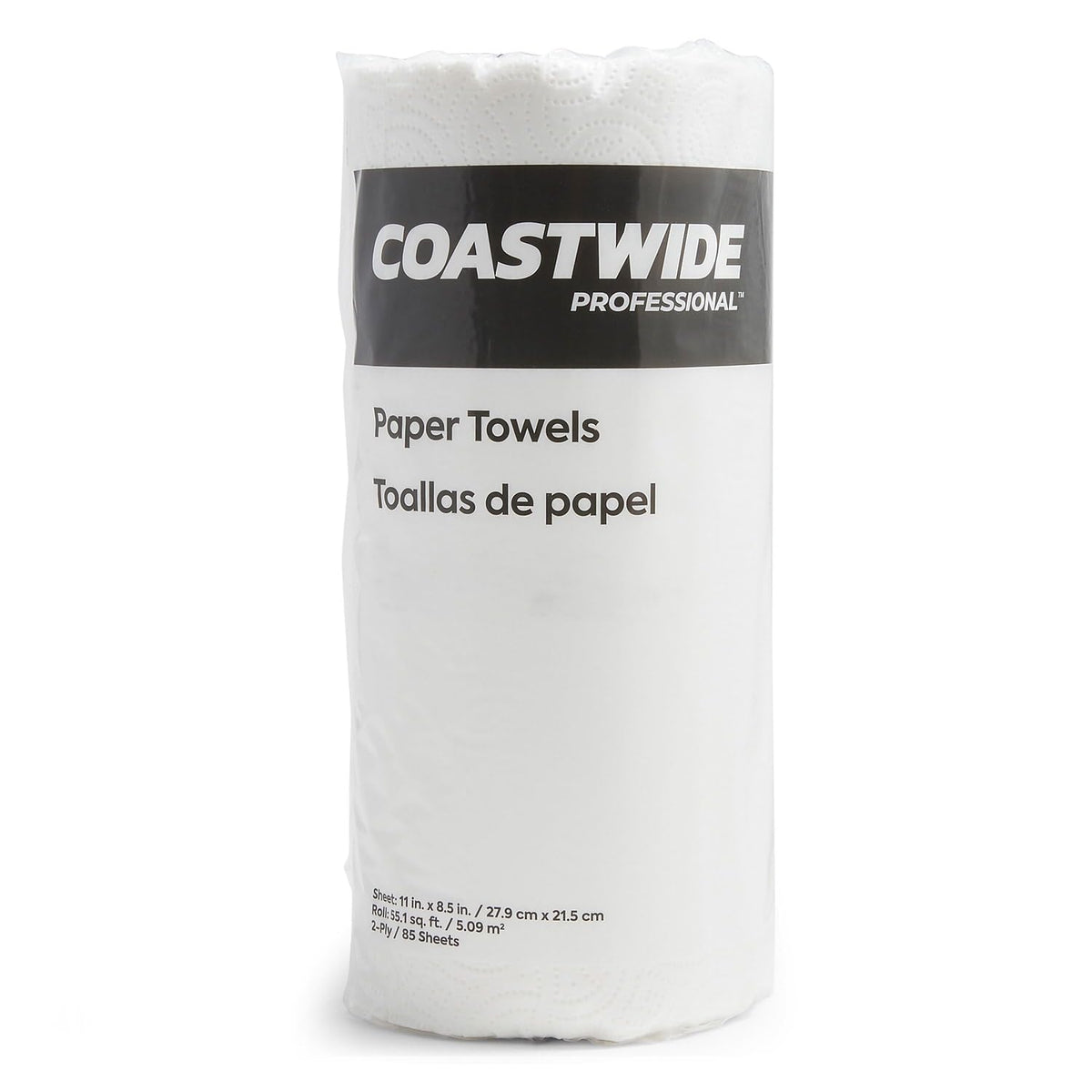 Coastwide Professional Paper Towels, 2-Ply, 85 Sheets/Roll, 30 Rolls/Pack