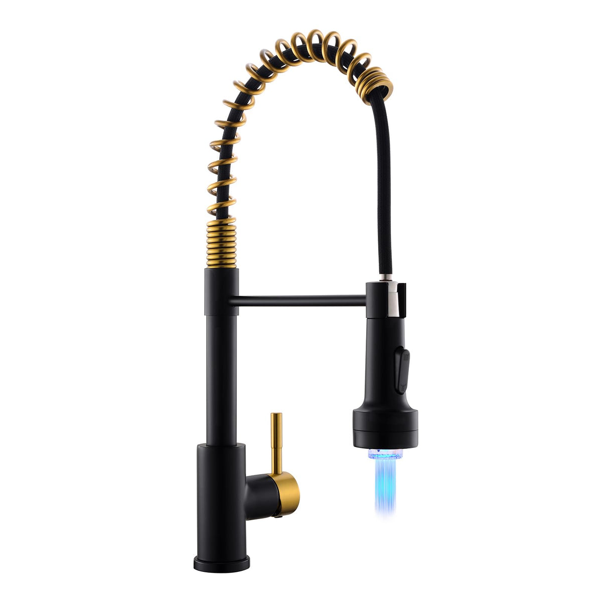 GIMILI Black Kitchen Faucet with Pull Down Sprayer