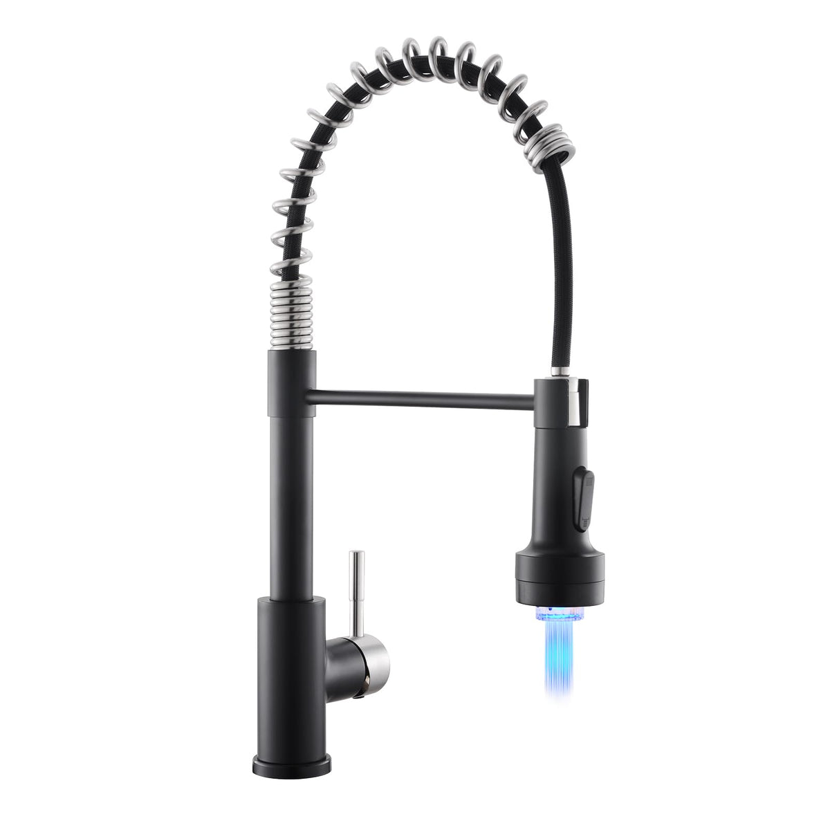GIMILI Black Kitchen Faucet with Pull Down Sprayer