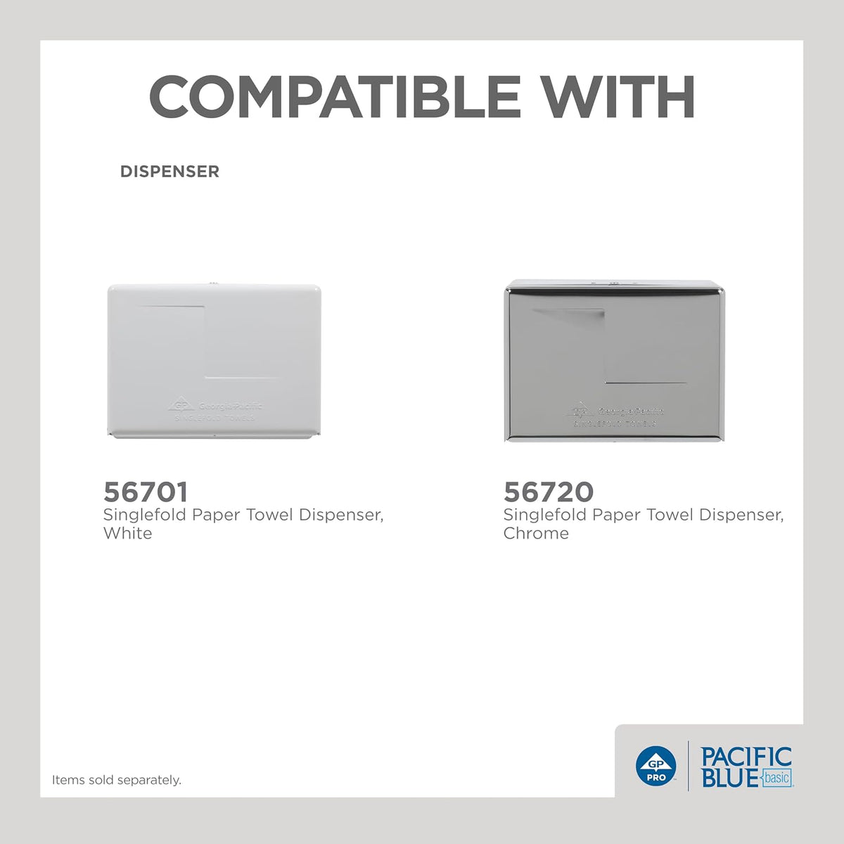Pacific Blue Basic S-Fold Recycled Paper Towels by GP PRO (Georgia-Pacific), Brown, 23504, 250 Towels Per Pack, 16 Packs Per Case (4000 Total), 9.20" x 10.20