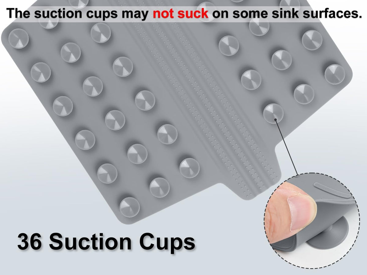 Sink Saddle, Kitchen Sink Mat, Divider Protector Mat, Silicone Protector