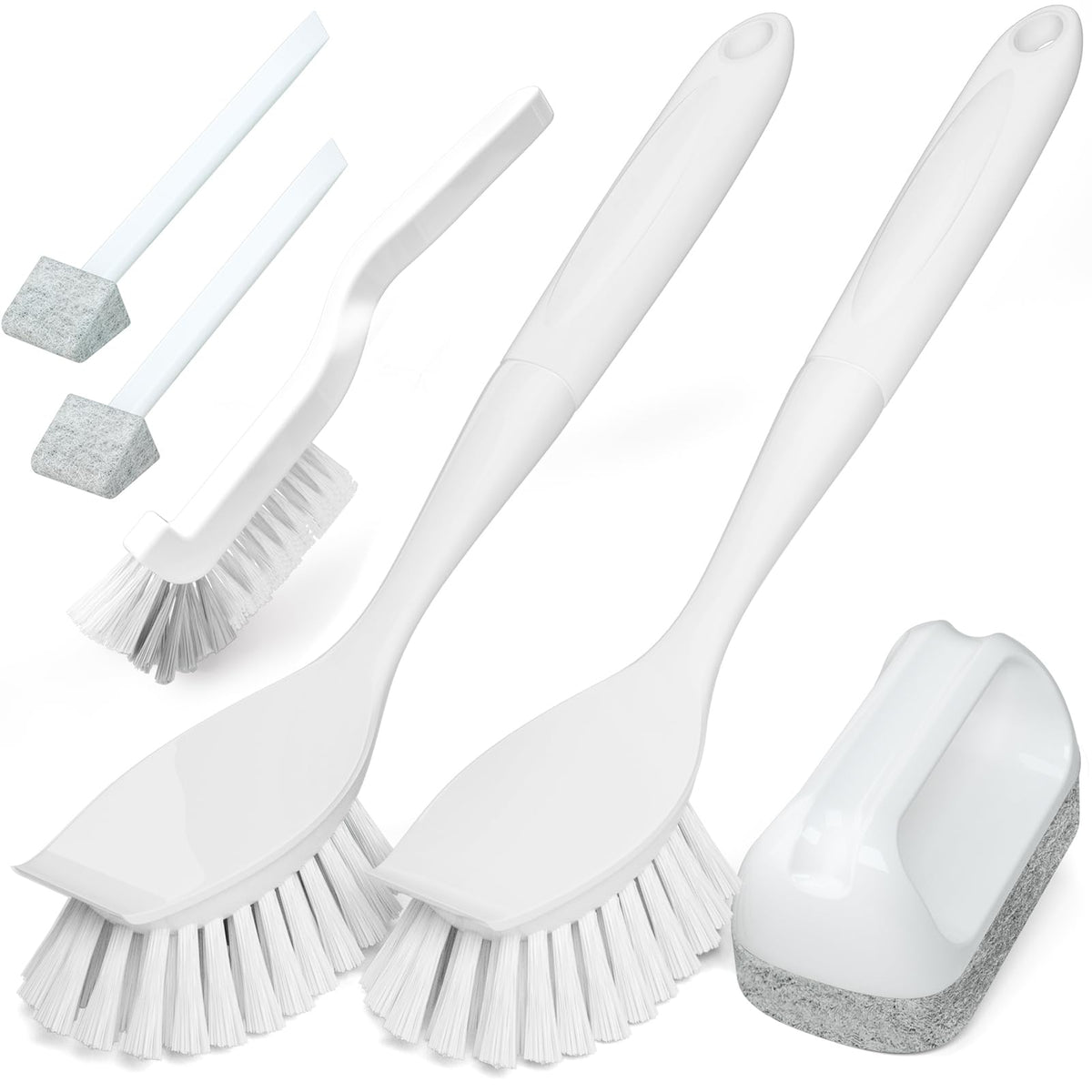 Holikme Dish Brush Cleaning Brush Set for Cleaning Groove Gap,Green