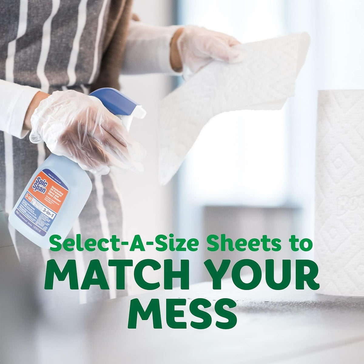 Bounty 2847075 Select-A-Size Paper Towels 2-Ply 110 Sheets/Roll