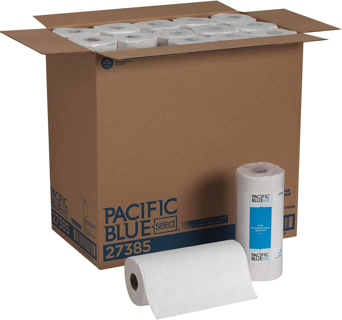 Pacific Blue Select Kitchen Paper Towel, 2-Ply, 8 4/5 x 11 in, 30 ct