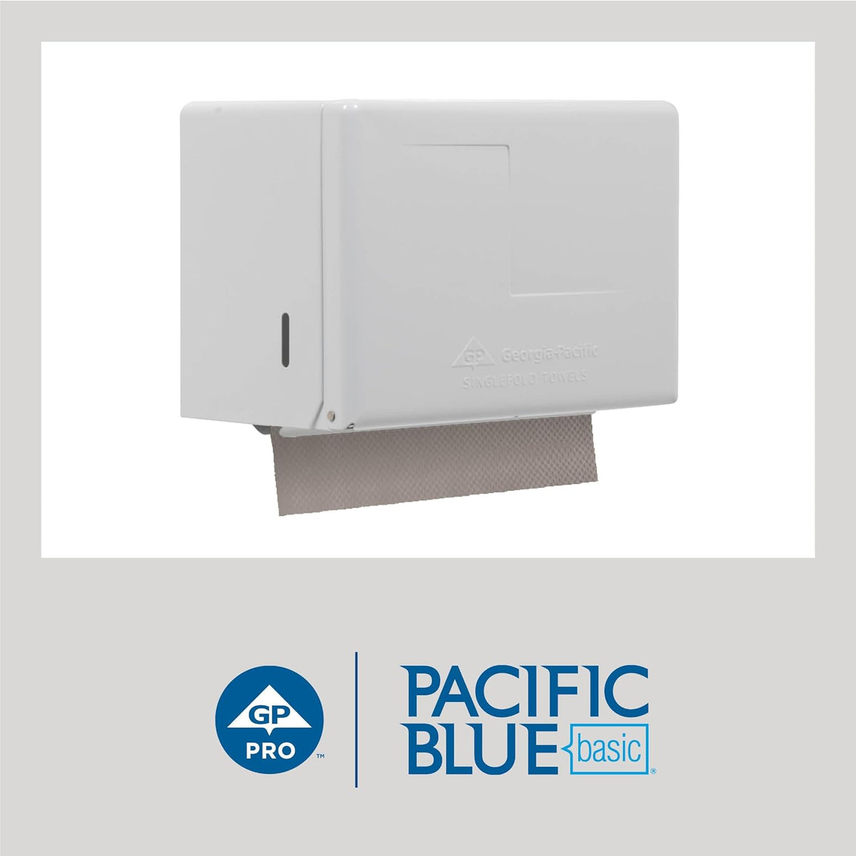 Pacific Blue Basic S-Fold Recycled Paper Towels by GP PRO (Georgia-Pacific), Brown, 23504, 250 Towels Per Pack, 16 Packs Per Case (4000 Total), 9.20" x 10.20