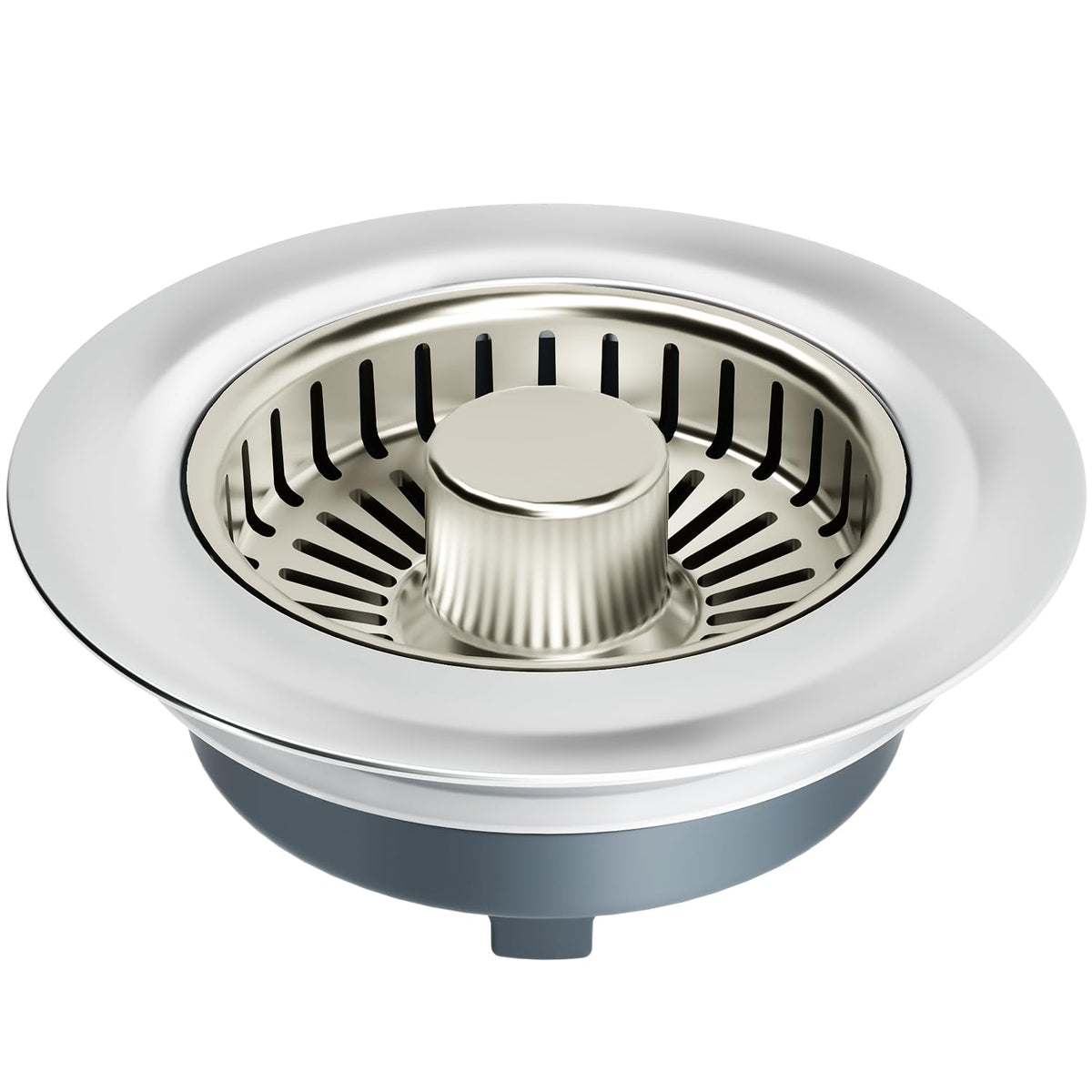 zaa 3 in 1 Kitchen Sink Drain Strainer Stopper Removable Basket Pop-Up
