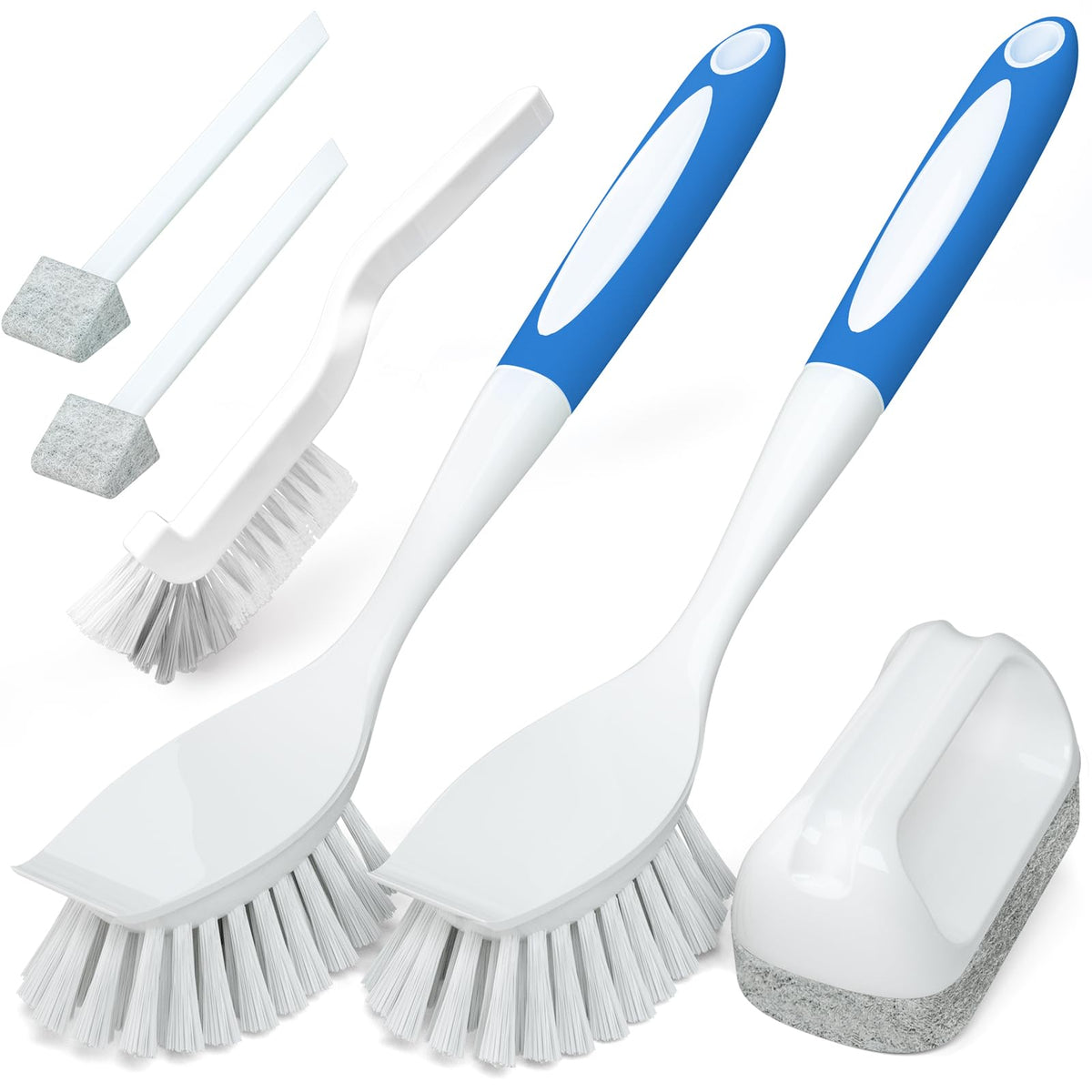Holikme Dish Brush Cleaning Brush Set for Cleaning Groove Gap,Green