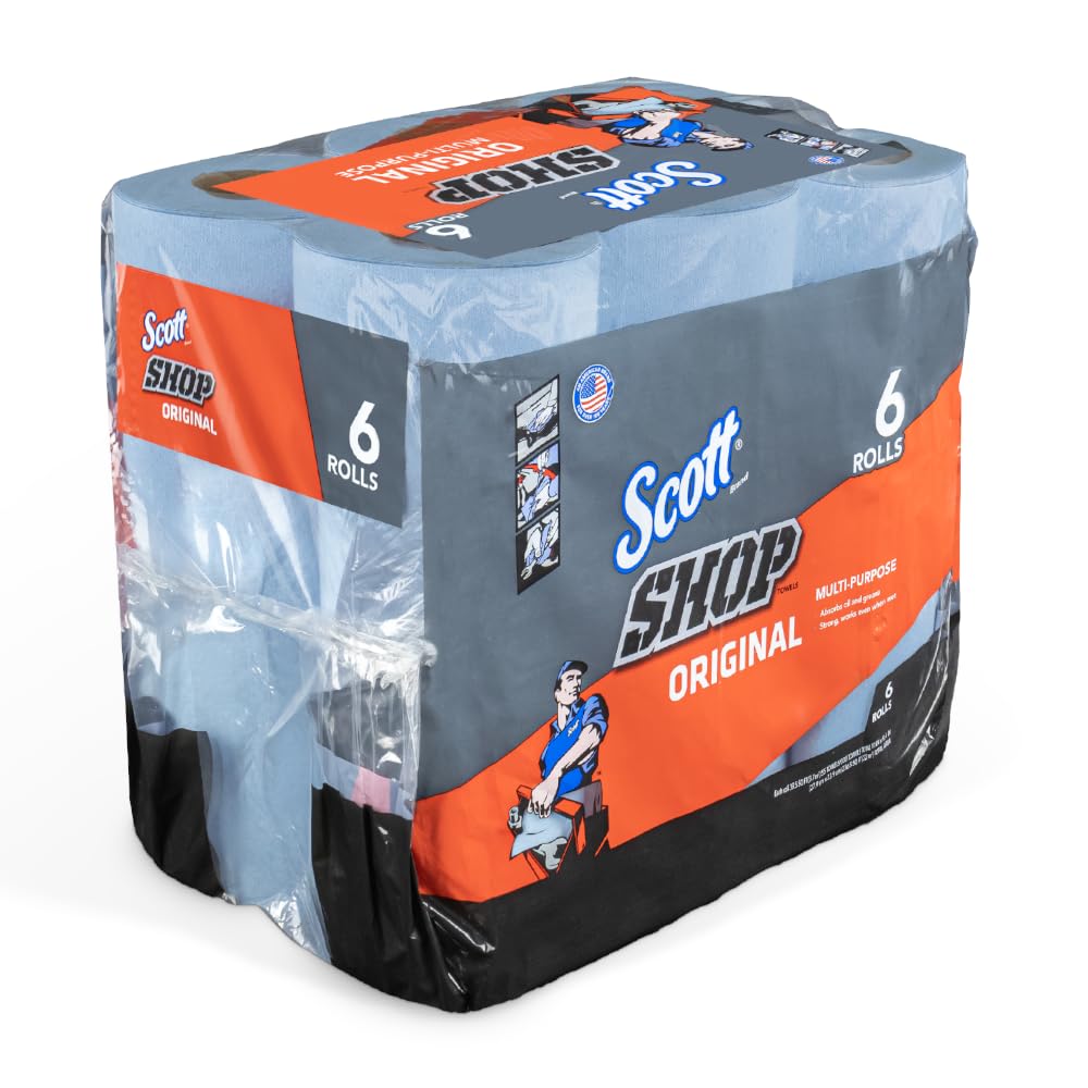 Scott Shop Towels Original Big Rolls, 60 Towels/Roll, 24 Big Rolls/Case