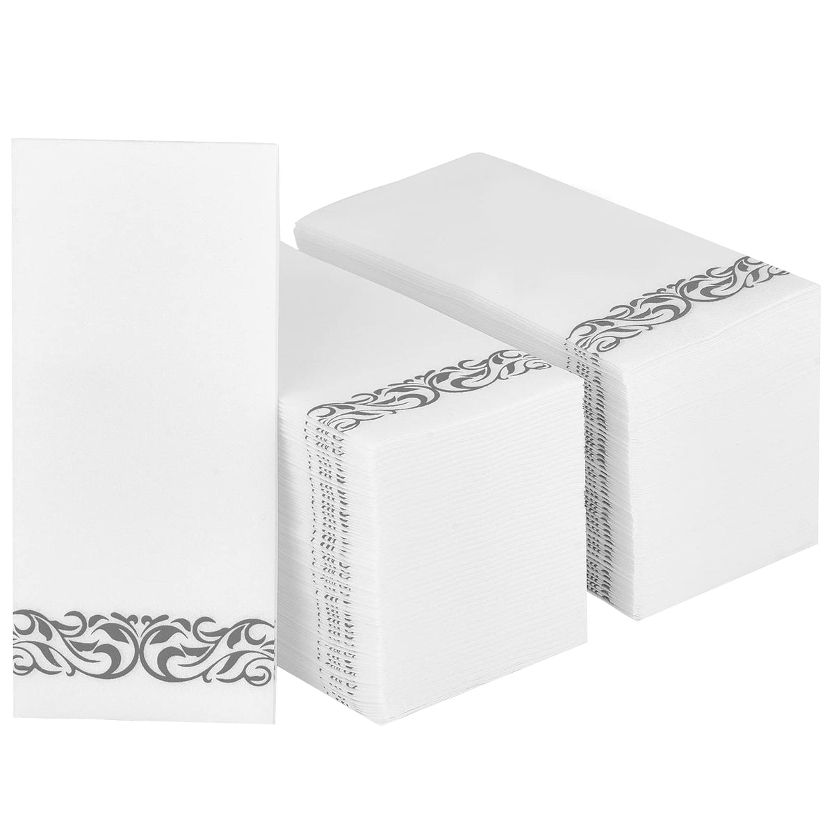 200Pack Guest Towels Disposable Bathroom, Paper Hand Towels, Gold