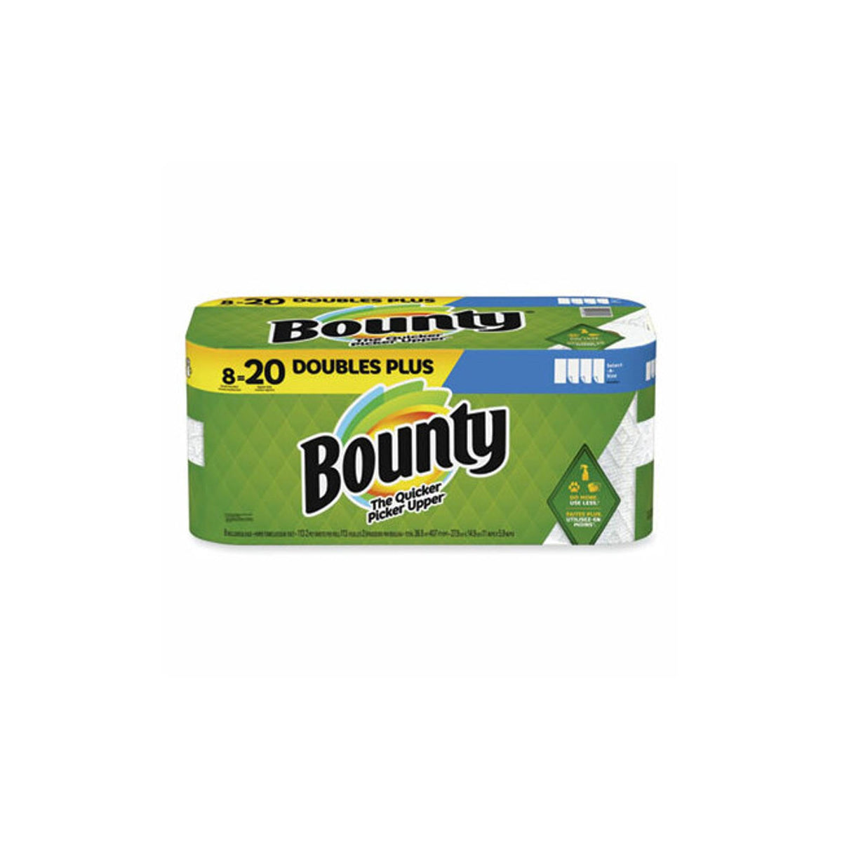 Bounty Essentials Select-A-Size Paper Towels, White, 6 Triple Rolls = 18 Regular Rolls