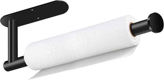 Black Paper Towel Holder, Self Adhesive Paper Towel Holder Under Cabinet