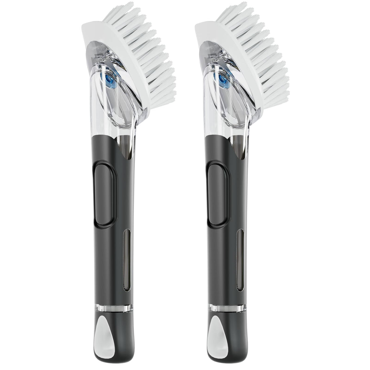 RIMAY Soap Dispensing Dish Brush Dish Scrubber with Soap Dispenser Handle