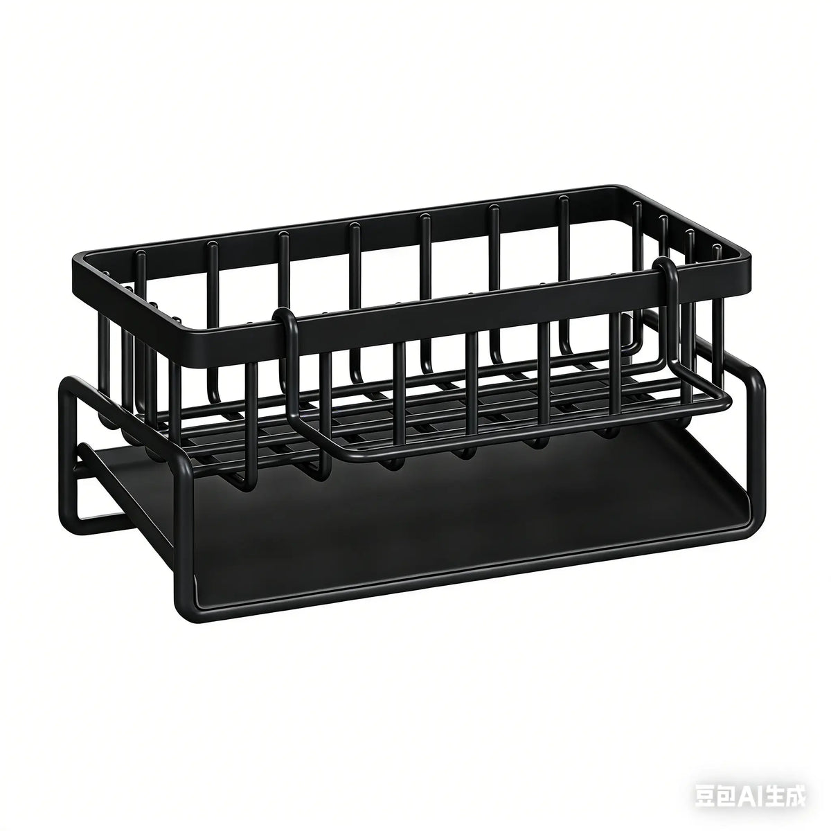 Hanging Rectangular 1-Layer Kitchen Sink Drying Rack - Space-Saving Vertical Organizer Stand with Quick Drain Board, Waterproof Home Accessory for Bathroom/Kitchen Storage Holders & Racks