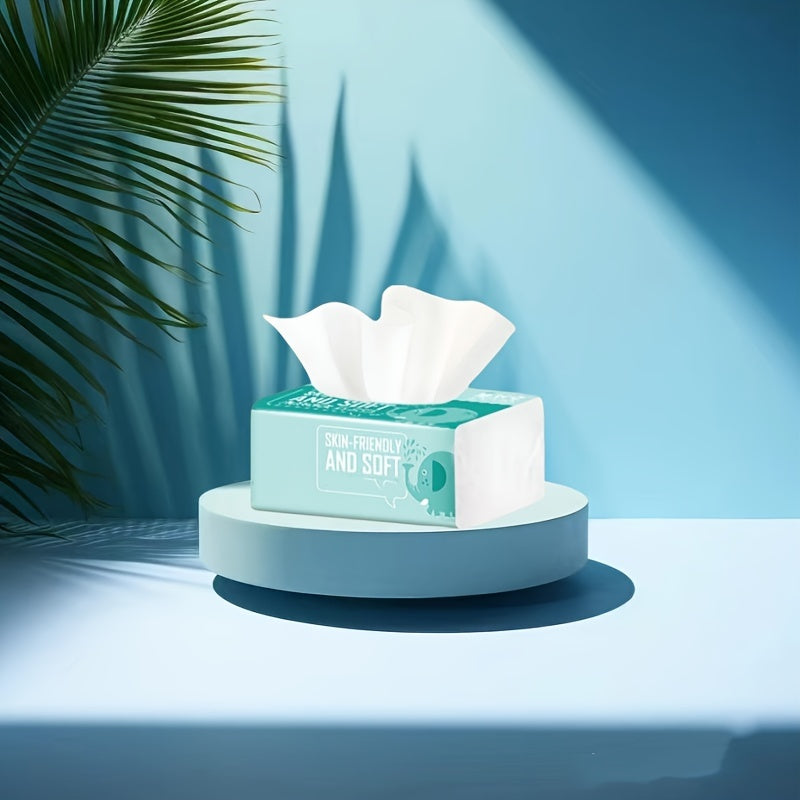 1pc, 300 Sheets of Tissue Paper, Home Stock, 4.72 Inches by 3.54 Inches of Tissue Paper, Total (300 Sheets), Household Paper Towel Wood Pulp Paper Towel Household Paper Towel Household Paper Towel, Toilet Paper Toilet Paper Factory Paper Towel