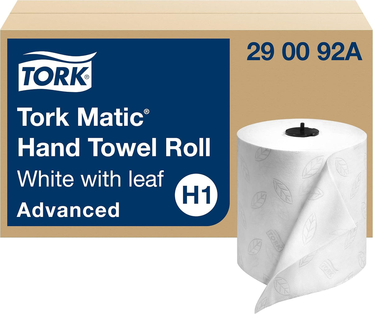 Tork Matic Hand Towel Roll, Advanced, H1, 6 Rolls x 525 ft - 290092A