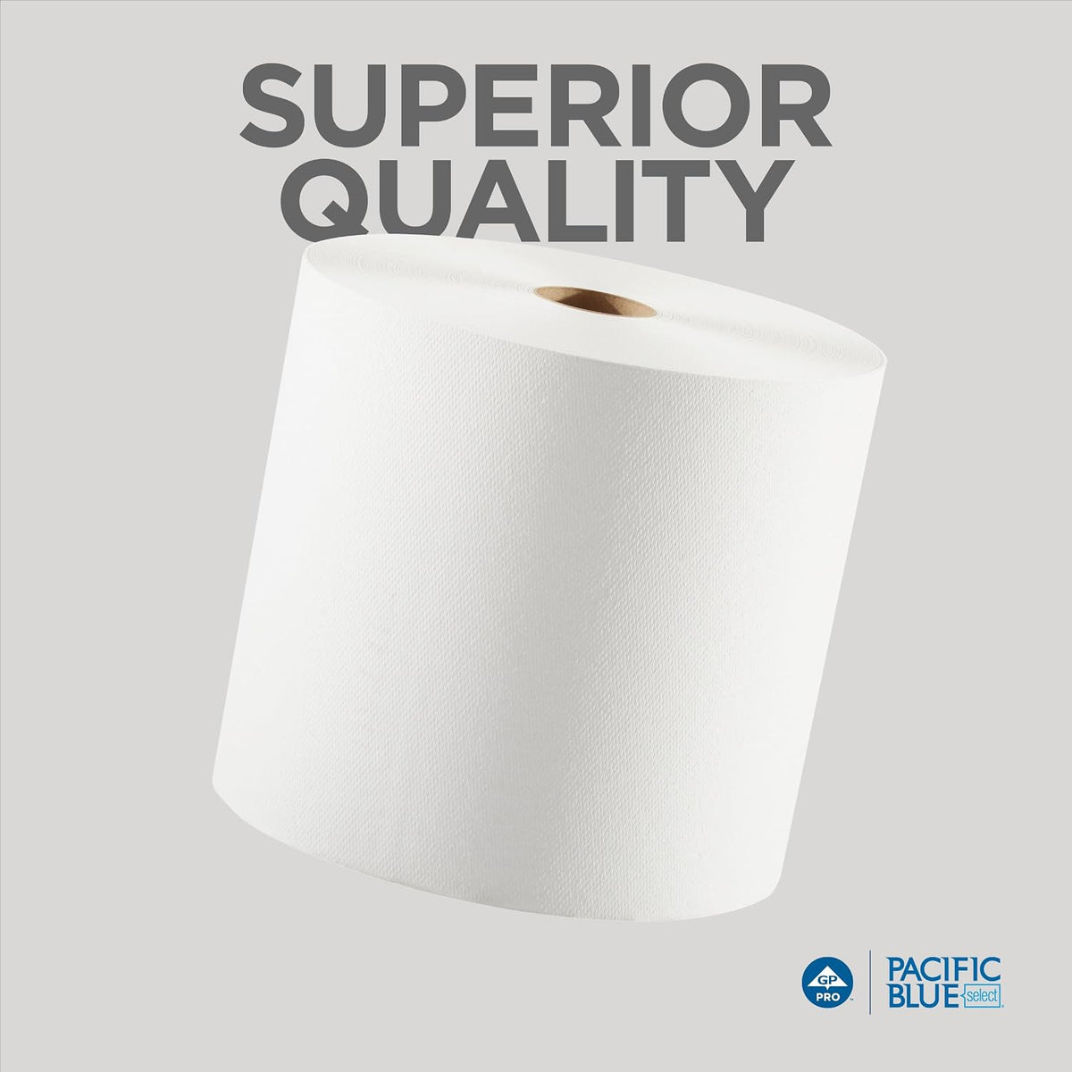 Georgia-Pacific Pacific Blue Select 7.875" Recycled Paper Towel Rolls by GP PRO, White, 26100, 1000 Feet Per Roll, 6 Rolls Per Case