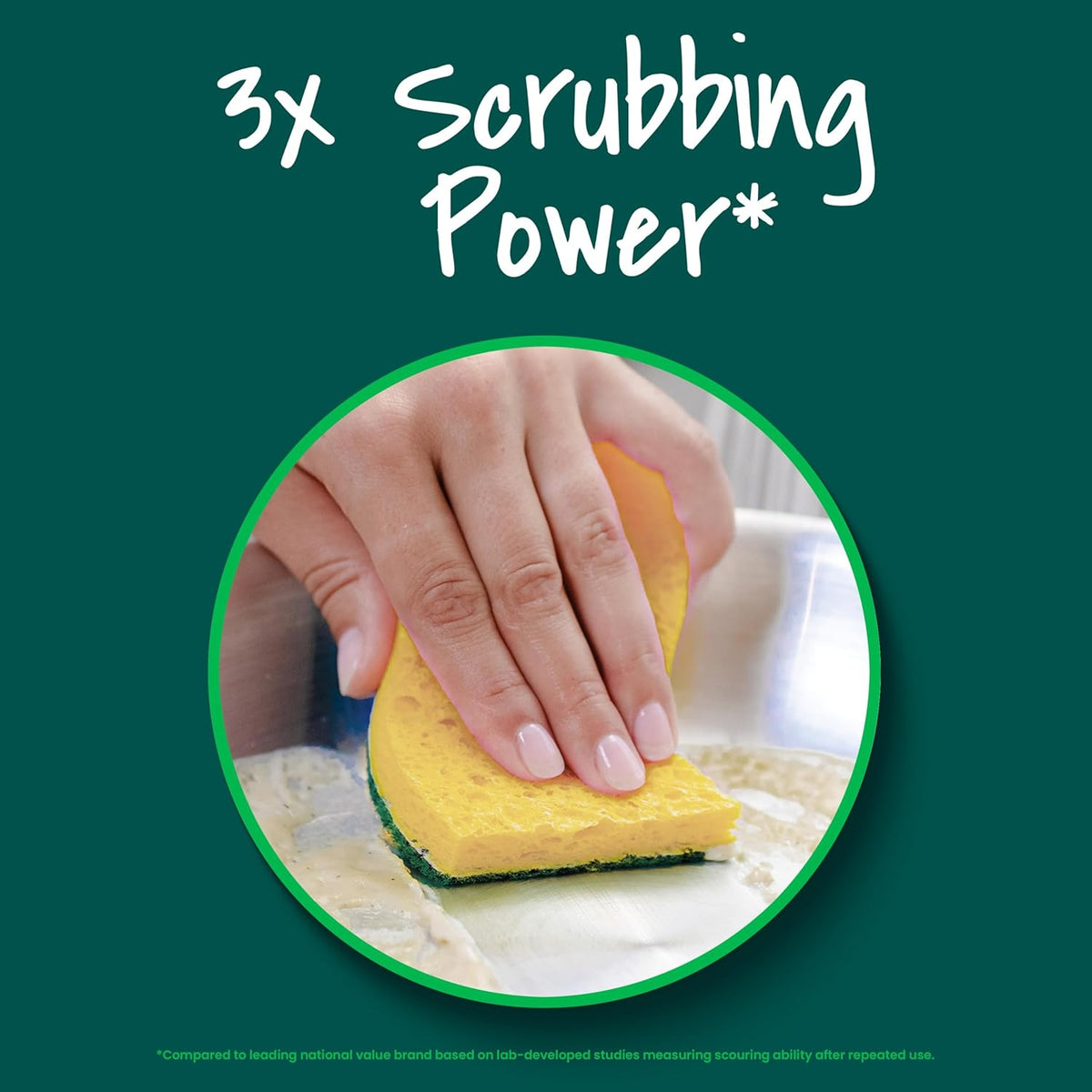 Scotch-Brite Heavy Duty Scrub Sponge, 9 Pack