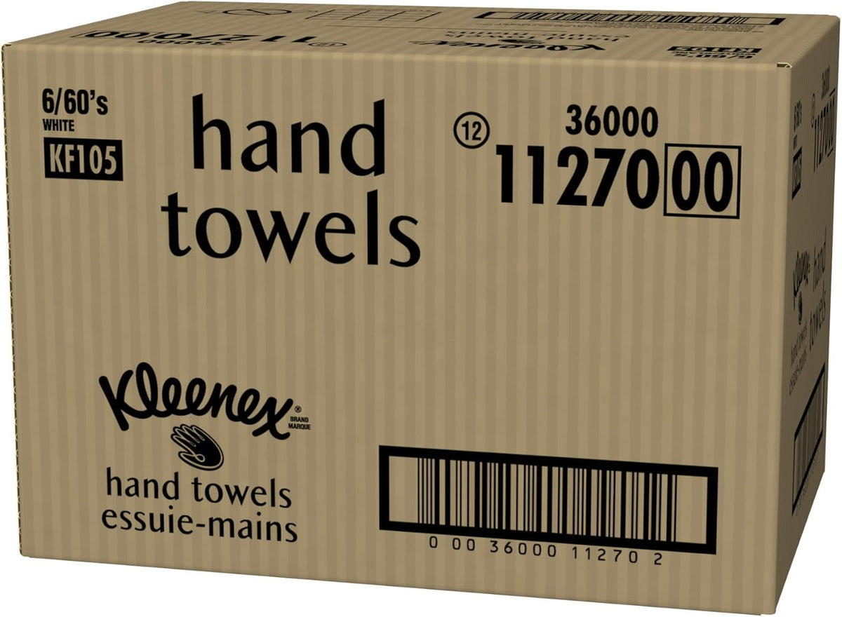 Kleenex White Hand Towels, 60 Count (Pack of 6)