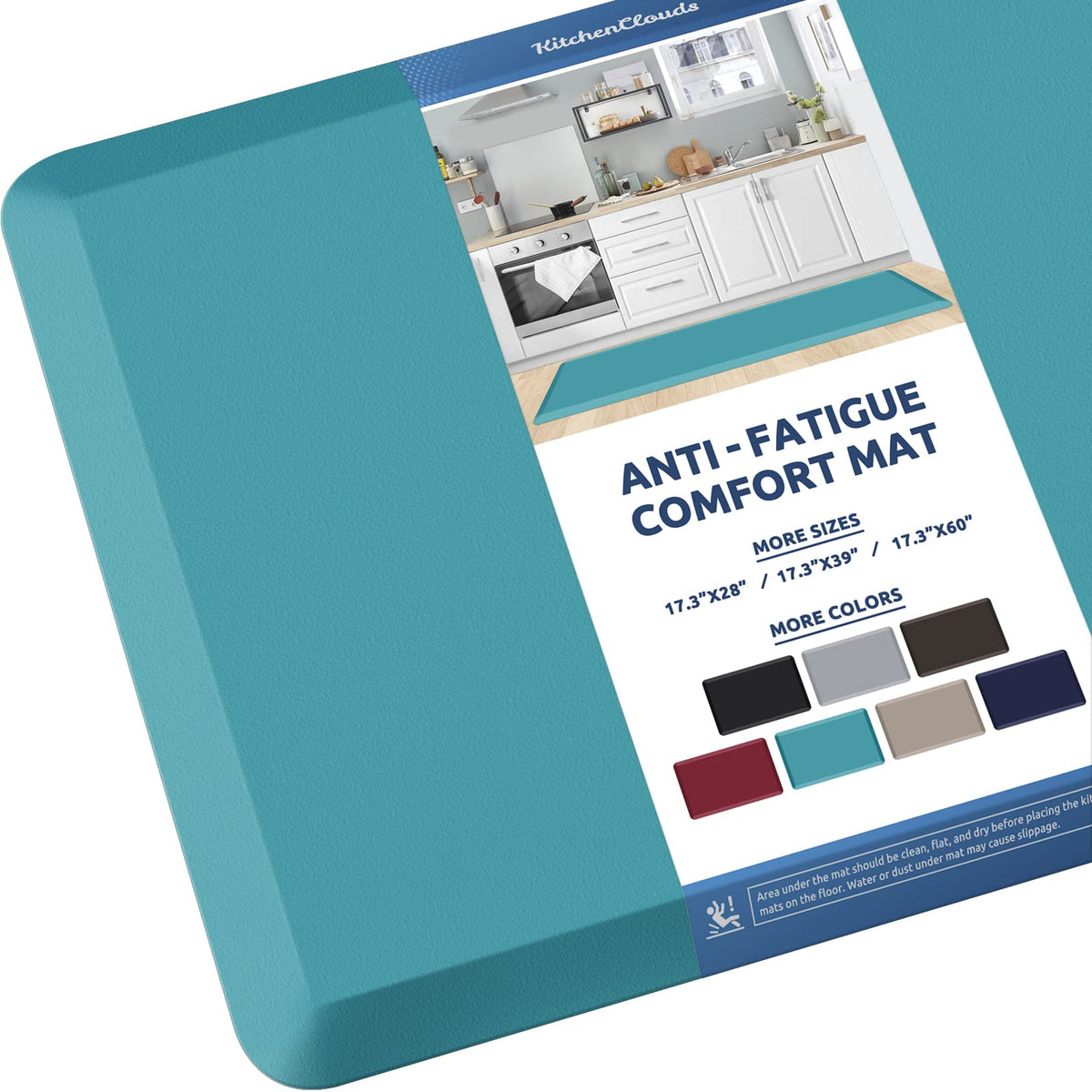 Kitchen Mat Cushioned Anti Fatigue Rug Standing and Comfort Floor Mats