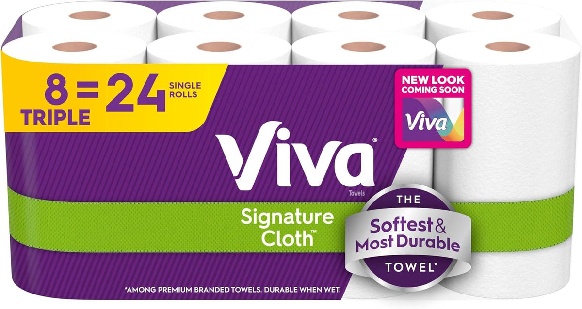 VIVA SIGNTR CLTH TRPL CAS TWL 8 PK 129