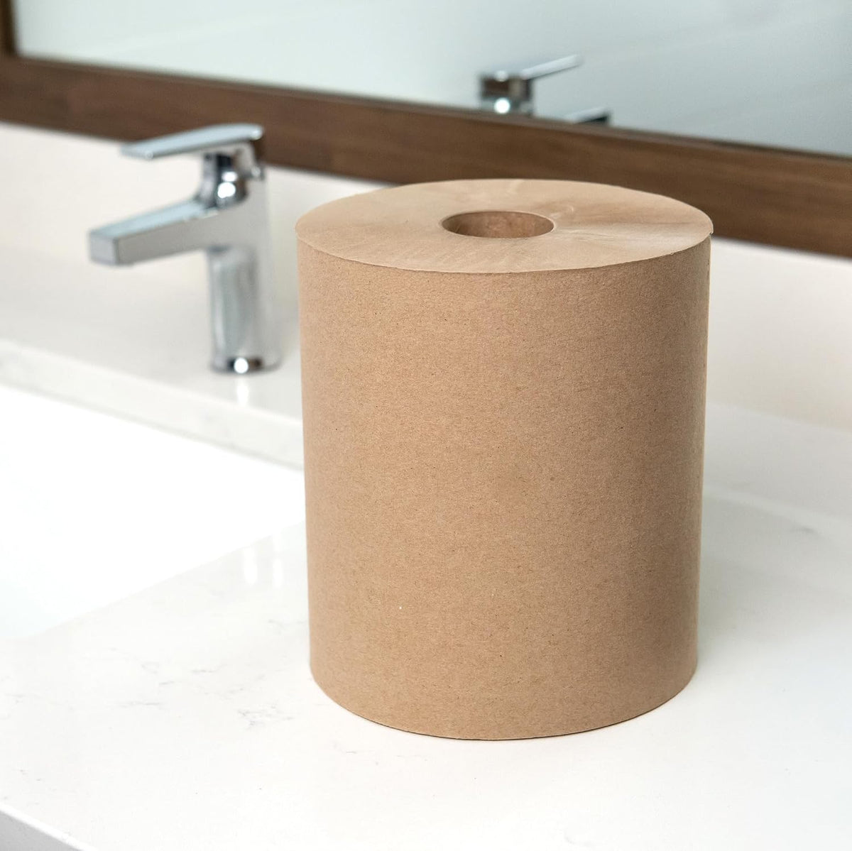 Sierra Hygiene 1-Ply Natural Hardwound Paper Towels, 8" x 800', 6 Rolls