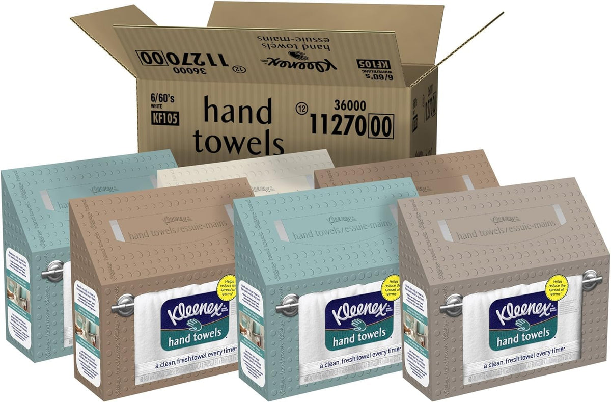 Kleenex Hand Towels, 60 ct - 2 pk