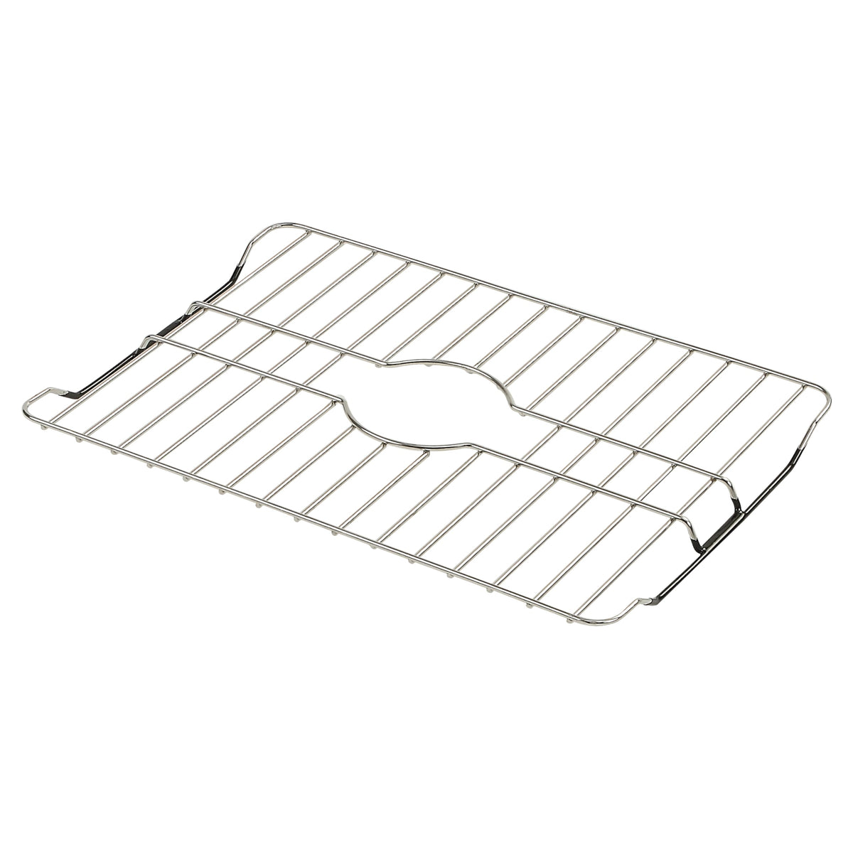 SunnyPoint 304 Stainless Steel Sink Protector Rack – Rust-Resistant Grid for Kitchen Sink Bottom, Scratch Prevention, Drainage Support – Fits Sinks 10.75" x 12.4", Center Drain Hole Required