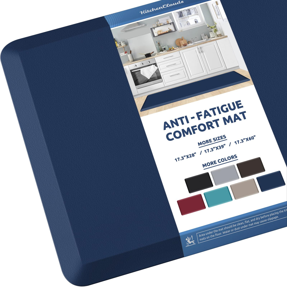 Kitchen Mat Cushioned Anti Fatigue Rug Standing and Comfort Floor Mats