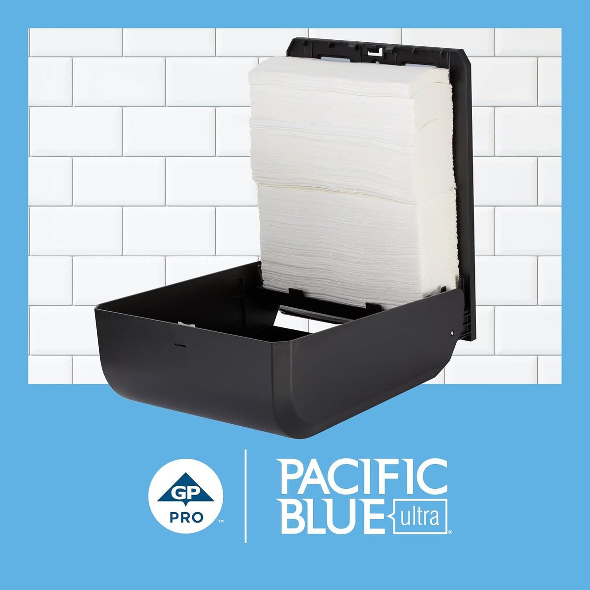 Pacific Blue Ultra Big Z-Fold Paper Towels by GP PRO (Georgia-Pacific), White, 20887, 220 Paper Towels Per Pack, 10 Packs Per Case (2200 Total), 10.20'' x 10.80