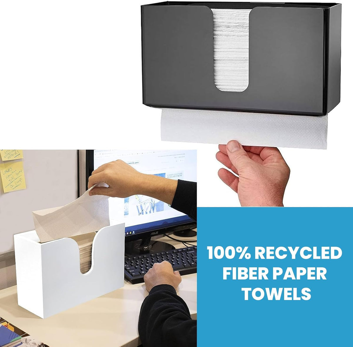 Perfect Stix - White MultiFold Paper Towels- Pack of 2-250ct. Total 500 Towels