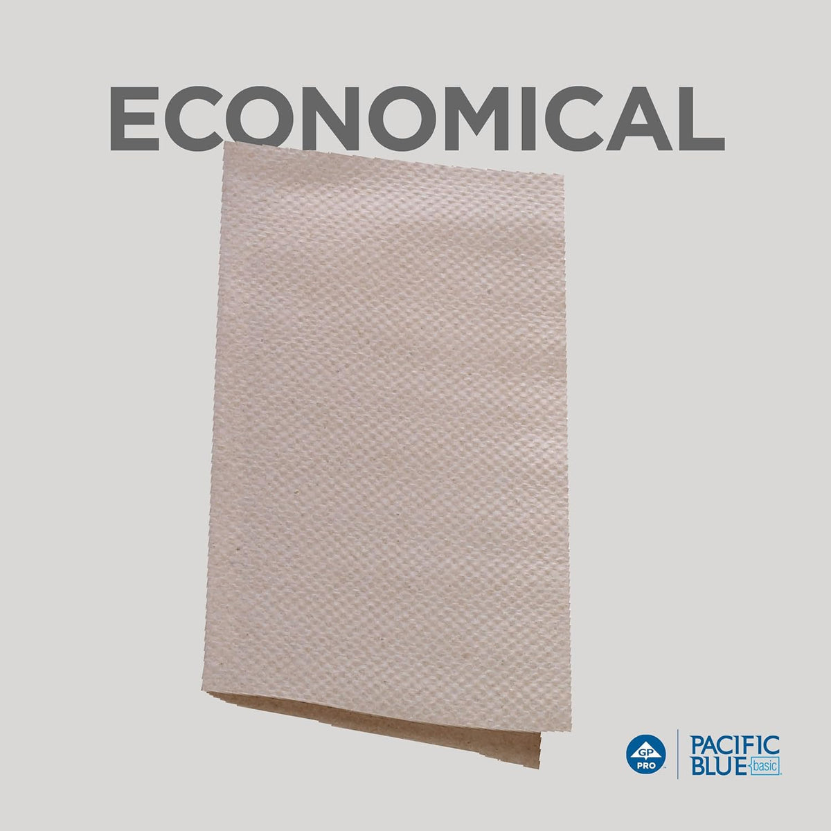 Pacific Blue Basic S-Fold Recycled Paper Towels by GP PRO (Georgia-Pacific), Brown, 23504, 250 Towels Per Pack, 16 Packs Per Case (4000 Total), 9.20" x 10.20